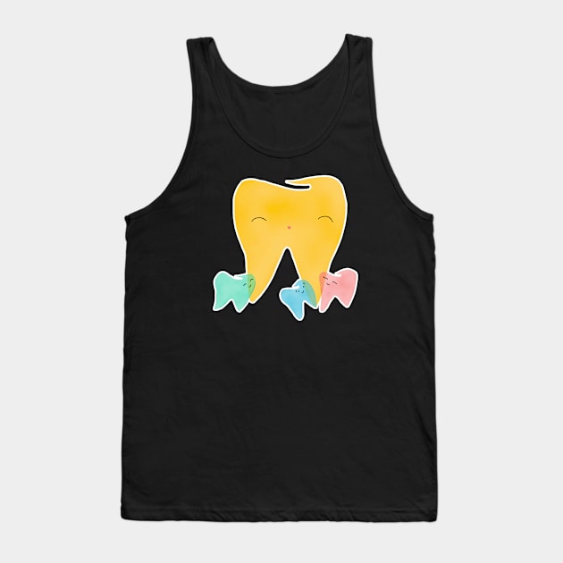 Family Dentistry (mom) Tank Top by Happimola